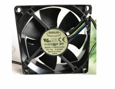 For EVERFLOW F128025SU(48) 80*80*25mm DC 12V PWM speed control CPU cooling fan - Image 1 of 2