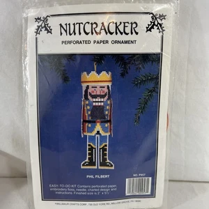 Phil Filbert Nutcracker Needlecraft Kit - Similar to Plastic Canvas - Vintage - Picture 1 of 6