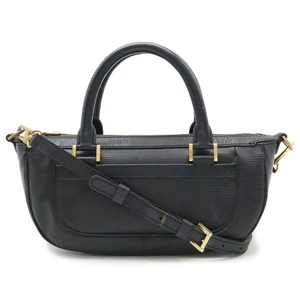 LOUIS VUITTON Epi Danura PM Handbag 2WAY Shoulder Bag Noir Black Gold Ha #PG9VLI - Picture 1 of 9