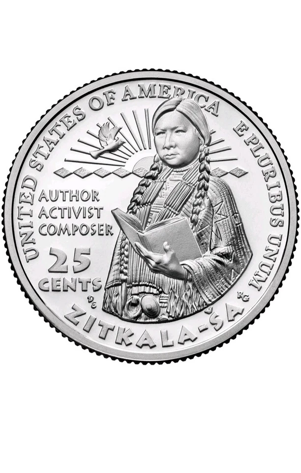 2024 D Zitkala Sa American Women Series Uncirculated From US Mint roll. - Image 1 of 1