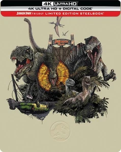 Jurassic Park Trilogy 4K UHD Blu-ray NEW - Picture 1 of 4