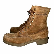 RARE VTG WOLVERINE SUEDE PIGSKIN BOOT MODEL 03334 251 Sz 9E