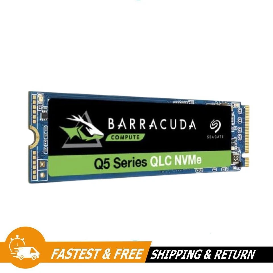Seagate Barracuda Q5 1TB SSD PCIe NVME M.2 Solid State Drive , ZP1000CV30001-RC - Image 1 of 4