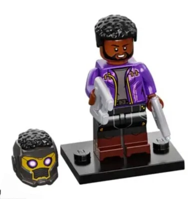 LEGO® T'Challa als Star Lord Minifigur colmar11 aus 71031 What If ? Marvel 2021 - Bild 1 von 3
