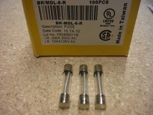 Bussmann MDL-6-R Time-Delay Fuse (10pk) - Picture 1 of 2