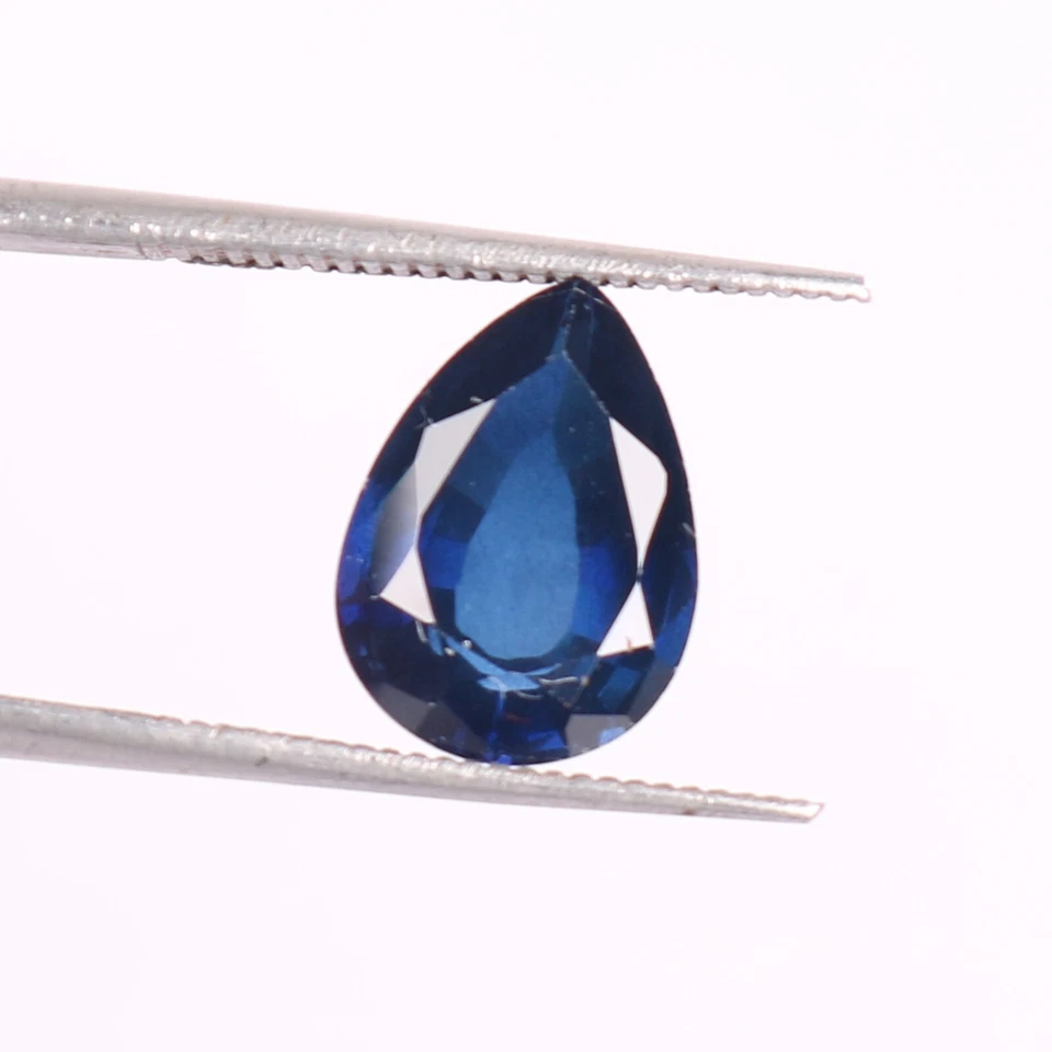 Ravishing Colr Cornflower Blue Normal Heated Sapphire 3.30 CT Ceylon Good Luster - Image 1 of 4