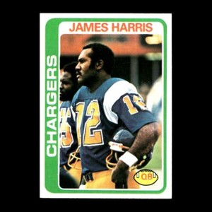 James Harris 1978 Topps San Diego Chargers #17 R308A 1