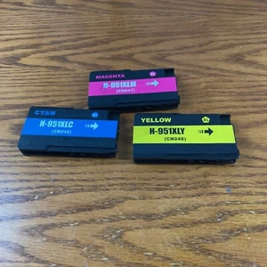 3 Pack Color Compatible Ink Cartridge Replacement for HP 951XL - Picture 1 of 2
