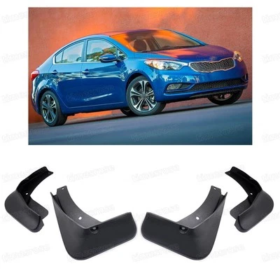 Front & Rear Mud Flaps Guard Fender Mudguard for KIA Forte Sedan 2014 2015 2016 - Image 1 of 4