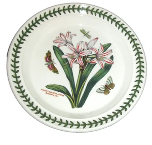 Portmeirion Botanic Garden Salad Plate 8.5" Floral Amaryllis Belladona Lily EUC - Picture 1 of 4