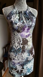 NWOT STWELVE HALTER DRESS GREAT CONDITION LARGE L - Picture 1 of 8