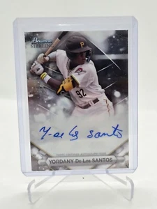 2023 Bowman Sterling - Prospect Autographs Yordani De Los Santos #PA-YD (AU, RC) - Picture 1 of 2