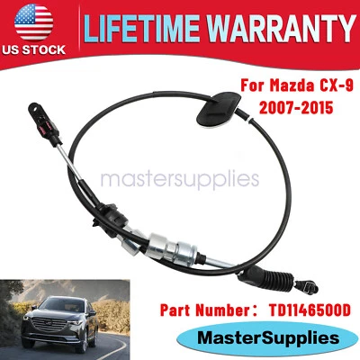 FIT FOR Mazda CX9 2007-2015 Automatic Transmission Shifter Cable TD1146500D - Image 1 of 4