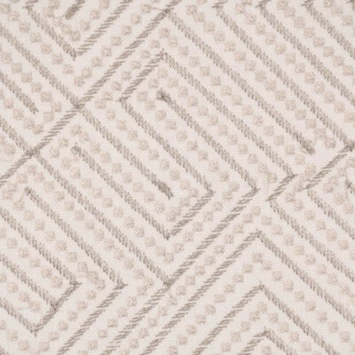 Rasch Textil Dekostoff Gardinenstoff Stickerei Grafik Arusha beige 1,4m Breite - Bild 1 von 4