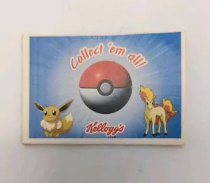 Kellogg's Pokémon Cereal Sticker Book Eevee - Picture 1 of 5