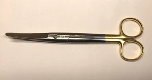V. Mueller SU1814 Vital Mayo Forbici da Dissezione 63/4" Smussate Curve TC - Foto 1 di 5