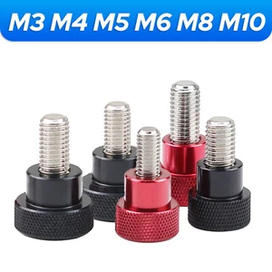 M3 - M10 Rändelschrauben A2 Edelstahl + Alu Handgriff Knopfschrauben - Bild 1 von 9