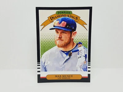 2019 Panini Donruss Baseball #26 Max Muncy, Dodgers - Diamond Kings, Base Card - Image 1 of 2