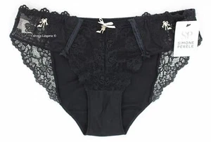 NUEVO CON ETIQUETAS Pantias Bikini de Encaje ""Madame"" Simone Perele 15r720, Negro, XS (1), Francia - Imagen 1 de 4