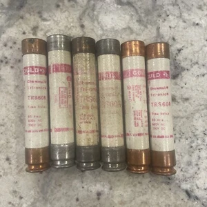 FUSIBLE TRI-ONIC TIME DELAY GOULD SHAWMUT TRS60R, 60A 600VAC (CANTIDAD 6) - Imagen 1 de 3