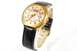 Reloj Pulsera BENRUS Grand Prix Mecánico Cuerda Jumbo Hombre Vintage - Imagen 1 de 12