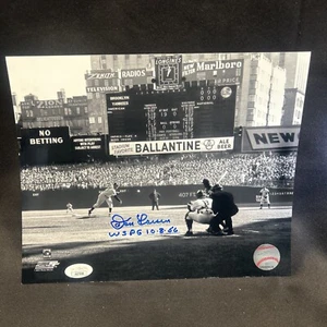 DON LARSEN SIGNED 8x10 New York YANKEE STADIUM PHOTO JSA -1 # - Picture 1 of 3