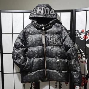 Puma x Dapper Dan Studded Puffer Bomber Reversible Jacket Coat NWT Small - Picture 1 of 14