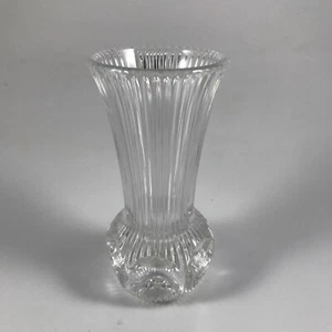 FOSTORIA "MELISSA" kleine KNOSPENVASE 4,75" geschliffene Rippen - Bild 1 von 5