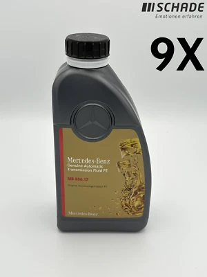 9x 1 Litre Genuine Mercedes 9 Speed Automatic Transmission Fluid FE MB 236.17 A0029890603 - Image 1 of 2