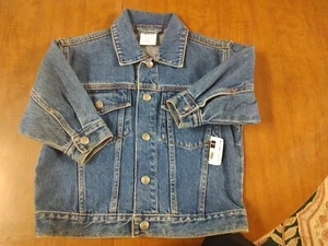 Vintage Osh Kosh B’gosh Denim Jacket 100% Cotton (Oshkosh Trusts Tide Label) 2T - Picture 1 of 14