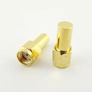 10x RP-SMA Male Coaxial RF Plug Termination Terminator Load 1W DC- 3.0GHz 50ohm - Picture 1 of 5