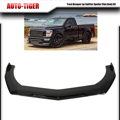 For Ford F150 F-150  Front Bumper Lip Splitter Spoiler Chin Body Kit - Image 1 of 4