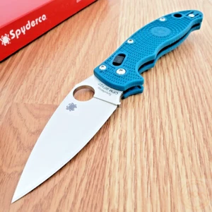 Spyderco Manix 2 Folding Knife 3.38" CPM SPY27 Steel Blade FRN Handle 101PCBL2 - Picture 1 of 11