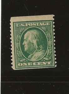 US Scott #352 como nuevo nunca articulado 1c perf 12, bobina vertical Washington, 1919 og f/ - Imagen 1 de 2