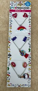 3 PIEZAS Collar Pendientes Fiesta Favores Envío Gratuito Unicornio Arco Iris - Imagen 1 de 1