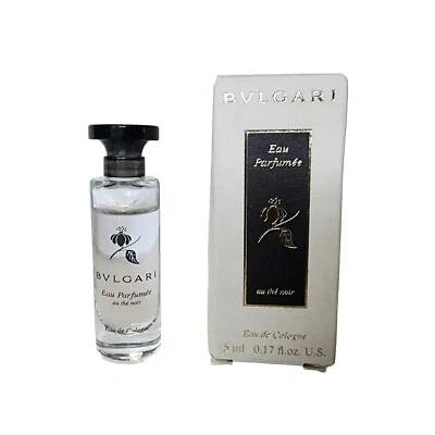 Bvlgari Parfumee Cologne Au The Noir por Bvlgari Eau de 0,16 OZ tamaño de viaje mini Foto 1 de 4