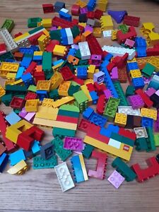 LEGO DUPLO BUNDLE ASSORTED BRICKS AND COLOURS 1000 grams 1 KG
