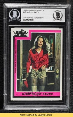 BAS 1977 Charlie's Angels Kelly Garrett Jaclyn Smith #46 BGS Authentic READ ow6 - Image 1 of 3