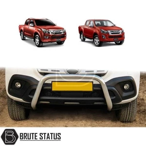 Barra Bull cromada Isuzu D-Max 2012-2021 (protector de parachoques de empuje) - Imagen 1 de 5
