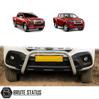 Barra Bull cromada Isuzu D-Max 2012-2021 (protector de parachoques de empuje) - Imagen 1 de 4