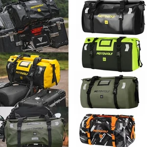 Waterproof Motorcycle Dry Bag 66L Reflective Tail Duffle Travel Camping Luggage - Picture 1 of 11