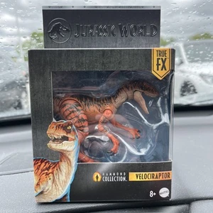 Figura de dinosaurio velociraptor tigre Hammond Jurassic Park World Mattel Raptor🔥 - Imagen 1 de 5