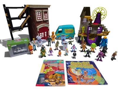 Scooby Doo Imaginext Lot Daphne & Mr. Hyde, Ghostbusters, Mad Scientist Playset - Image 1 of 4