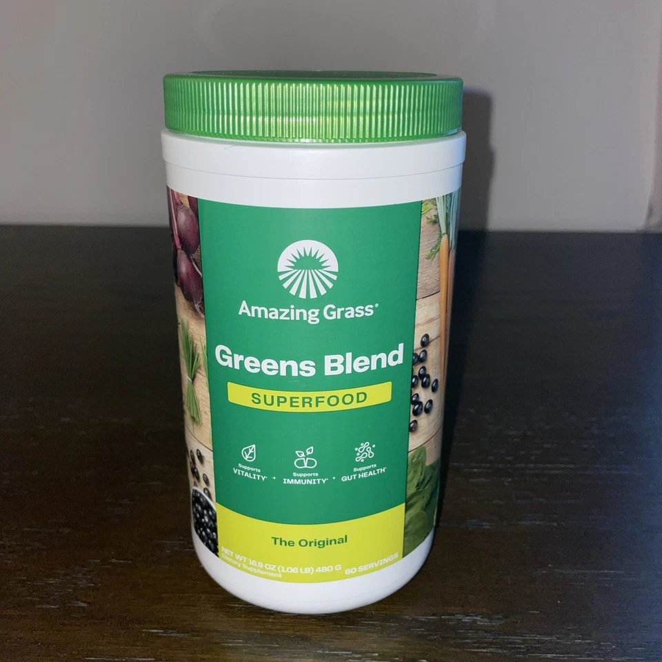Superalimento en polvo increíble mezcla de verduras de hierba, el original, 60 porciones 10/2026 Foto 1 de 1