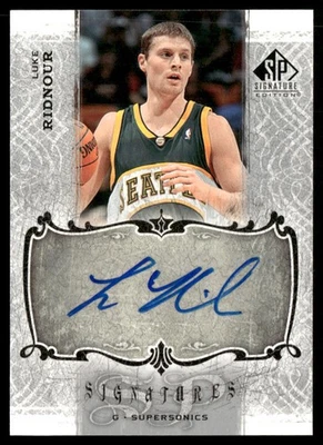 Luke Ridnour 2006-07 SP Signature Edition Signatures #SPS-LR AU SuperSonics - Image 1 of 2