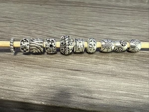 Europäische Großloch Metall Zwischenperlen 47 Stück S82 - Bild 1 von 8