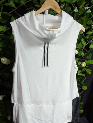 Fabletics Cowl Neck Sleeveless Hoodie Size L - Image 1 of 4