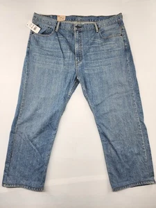 Levi's 569 Men 42x32 Loose Straight Jeans Stone Wash Whiskered Faded Loose Baggy - Picture 1 of 7