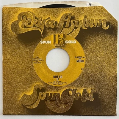 BREAD ~ If / Mother Freedom 1971 Reissue 45 RPM 7" SINGLE (Mono) MINT - Image 1 of 2