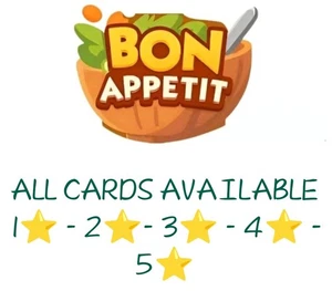 All stickers available (FAST SENDING) ; 1|2|3 Star Stickers(BON APPETIT) - Picture 1 of 1
